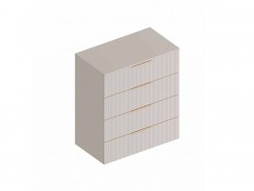 Комод с 4 ящ. «Тефия» (тефия/софт сантьяго) в Евсино - evsino.mebel-nsk.ru | фото