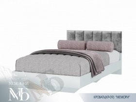Кровать 1,2м Мемори КР-09 в Евсино - evsino.mebel-nsk.ru | фото