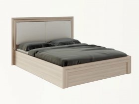 Кровать двуспальная с подъем. мех. 1,6м  Глэдис М32 в Евсино - evsino.mebel-nsk.ru | фото