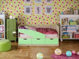 Кровать детская Бабочки 1,8 м в Евсино - evsino.mebel-nsk.ru | фото
