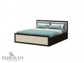 Кровать двуспальная 1,2м Модерн в Евсино - evsino.mebel-nsk.ru | фото