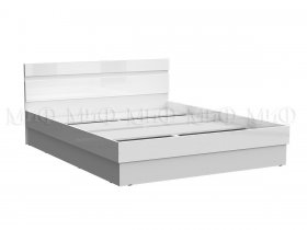 Кровать двуспальная 1,4 м Челси (белый) в Евсино - evsino.mebel-nsk.ru | фото