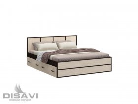 Кровать двуспальная 1,4 м Сакура в Евсино - evsino.mebel-nsk.ru | фото
