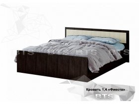 Кровать двуспальная 1,4м Фиеста (BTS) в Евсино - evsino.mebel-nsk.ru | фото