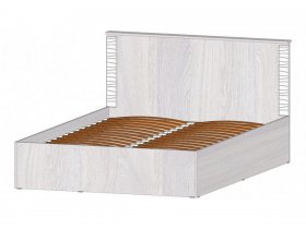 Кровать двуспальная с подъем. мех. 1,4 м Ривьера в Евсино - evsino.mebel-nsk.ru | фото