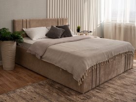 Кровать двуспальная 1,4м с подъем. мех. Леванте в Евсино - evsino.mebel-nsk.ru | фото