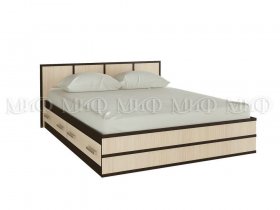 Кровать двуспальная Сакура 1,4 м в Евсино - evsino.mebel-nsk.ru | фото