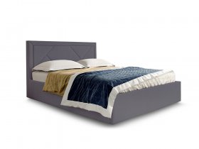 Кровать мягкая 1,6 Сиеста стандарт, вар.3 в Евсино - evsino.mebel-nsk.ru | фото