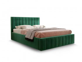 Кровать мягкая 1,6 Вена стандарт, вар.1 в Евсино - evsino.mebel-nsk.ru | фото