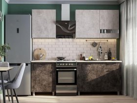Кухонный гарнитур Розалия 1,7м (со столешницей) в Евсино - evsino.mebel-nsk.ru | фото