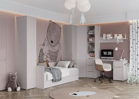 Модульная детская «Тефия» (тефия/софт сантьяго) в Евсино - evsino.mebel-nsk.ru | фото