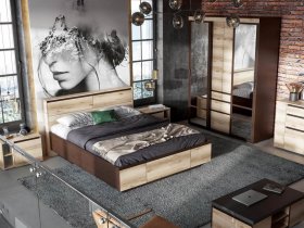 Модульная спальня Берген в Евсино - evsino.mebel-nsk.ru | фото