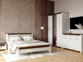 Модульная спальня Даллас в Евсино - evsino.mebel-nsk.ru | фото