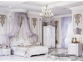 Модульная спальня «Филадельфия» в Евсино - evsino.mebel-nsk.ru | фото