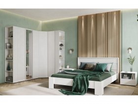 Модульная спальня Хелен (белый) в Евсино - evsino.mebel-nsk.ru | фото