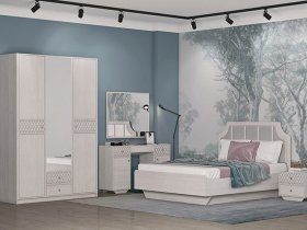 Модульная спальня Лоренцо в Евсино - evsino.mebel-nsk.ru | фото