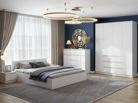 Модульная спальня Ницца в Евсино - evsino.mebel-nsk.ru | фото