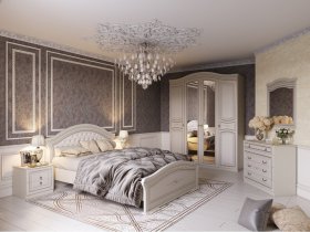 Модульная спальня Николь (Мебельград) в Евсино - evsino.mebel-nsk.ru | фото
