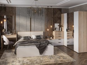 Модульная спальня Норд в Евсино - evsino.mebel-nsk.ru | фото