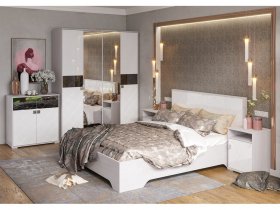 Модульная спальня Сальма в Евсино - evsino.mebel-nsk.ru | фото