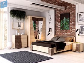 Модульная спальня Санремо в Евсино - evsino.mebel-nsk.ru | фото