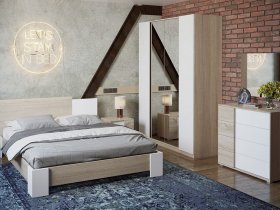 Модульная спальня «Валери» в Евсино - evsino.mebel-nsk.ru | фото
