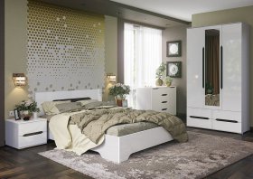Модульная спальня Валирия в Евсино - evsino.mebel-nsk.ru | фото