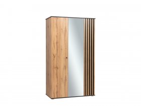 Шкаф для одежды трехстворчатый 51.14 (опора h=20мм) Либерти в Евсино - evsino.mebel-nsk.ru | фото